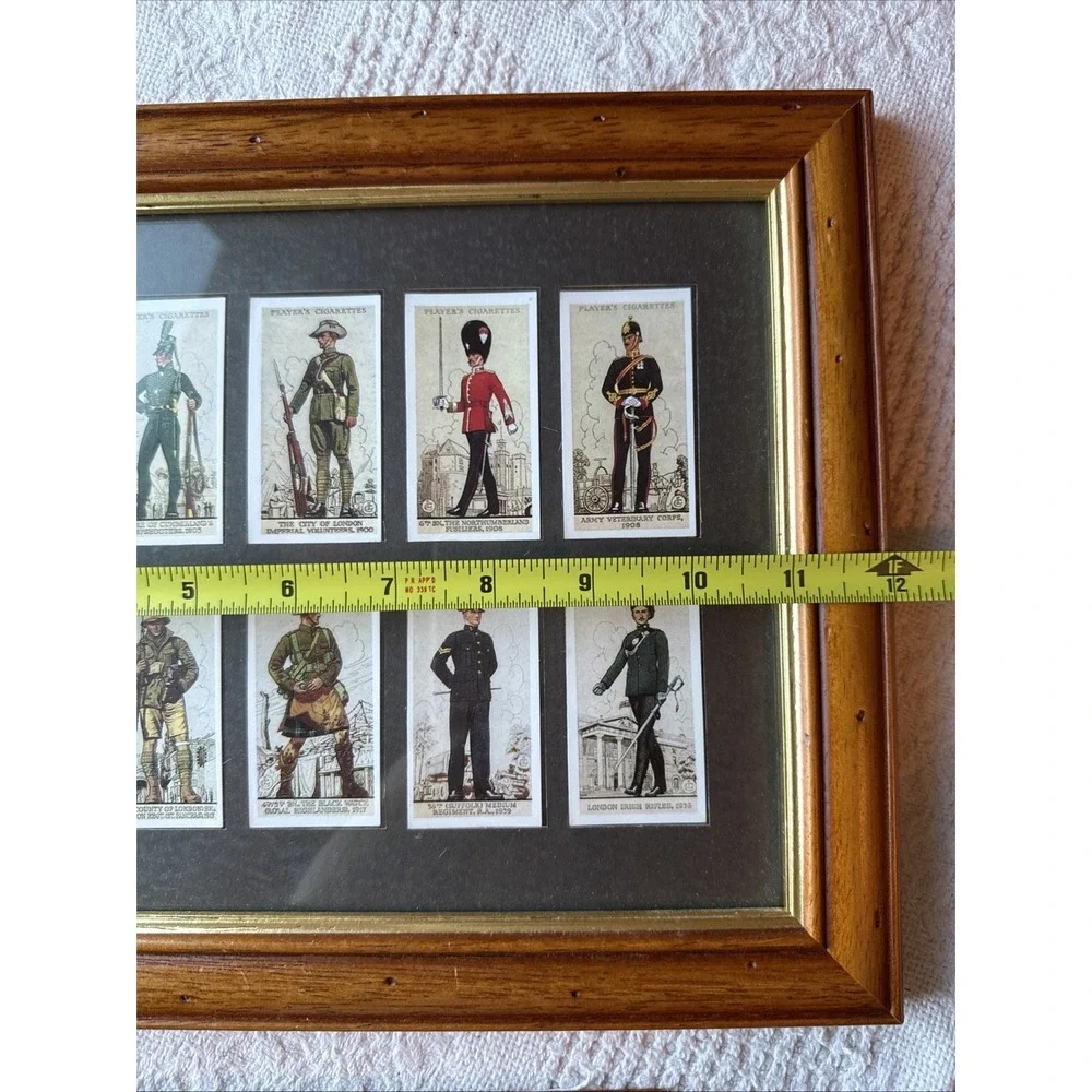 Players Cigarettes Cards Set 2 Mounted & Framed Uniforms of the Territorial Army